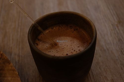 Hot chocolate at La Matatena Pizzeria in Oaxaca