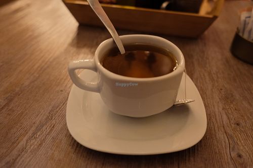 Tea at La Matatena Pizzeria in Oaxaca