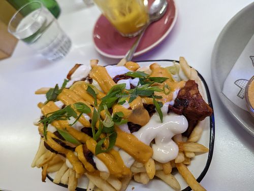 Loaded fries at Veg Bar in North Hobart