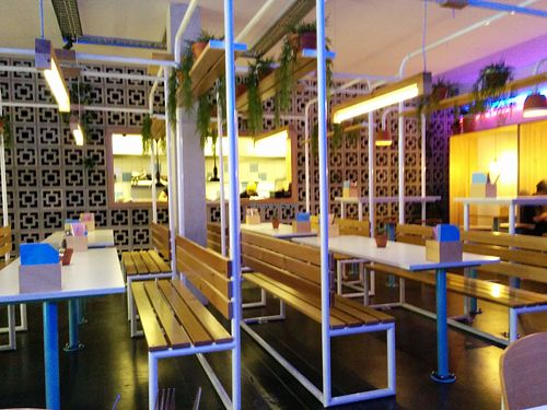 interior at Veg Bar in North Hobart