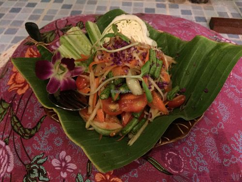 Som tam vegan version at Be Cosy Rest formerly Blue Lagoon - Maybe closed in Koh Chang