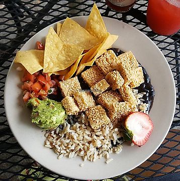 Vegan Tofu at New Orleans Cake Cafe & Bakery in New Orleans