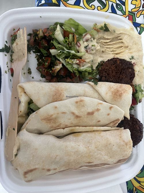 Vegan menu XL  at Ali Baba in Padua