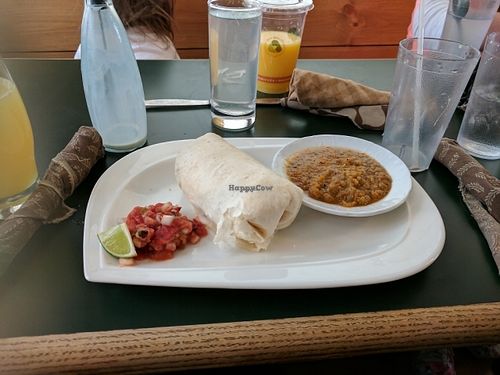 The breakfast Burrito vegan at Seasons Cafe in Salida