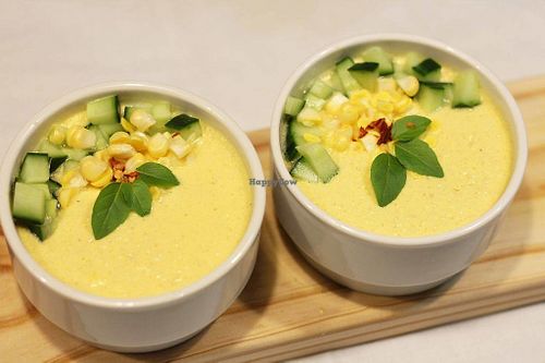 Vegan Corn Chowder at Green & Vegan - Pop-Up in Cape Town