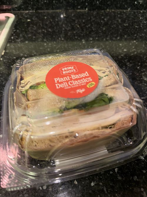 Vegan “turkey" sandwich   at Lassens Natural Foods & Vitamins - La Brea in Los Angeles