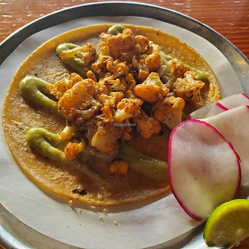 Cauliflower taco at Trejo's Cantina in Hollywood