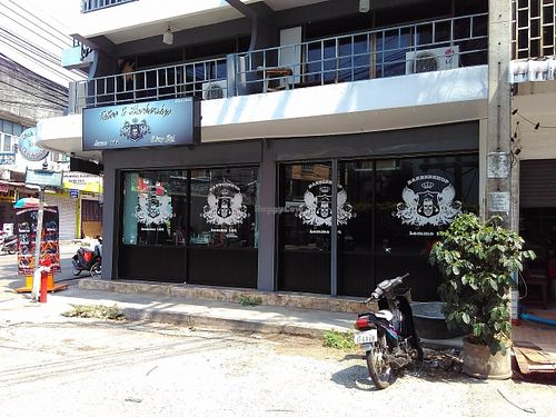 Landmark. Next door to this barber/tattoo shop at Sa Bai Jai in Chiang Rai