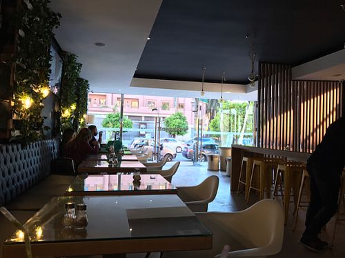 plenty of seats at Vert Midi in Marrakech