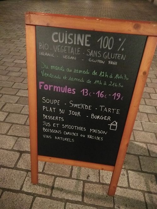 Opening hours at Totum Cantine Bio in Nantes