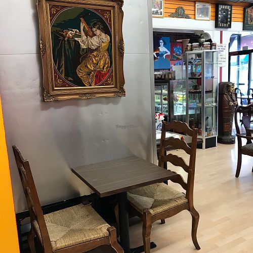 Table for two at In House Cafe in Allston