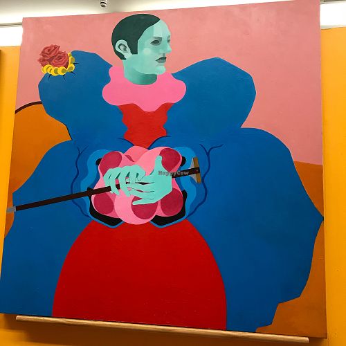 Wall art at In House Cafe in Allston