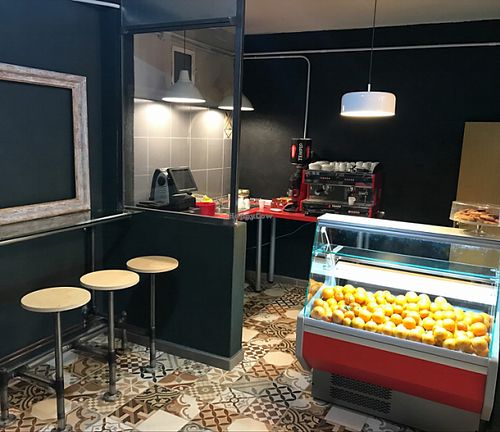 cafe at Jhonny and Velvet in Madrid