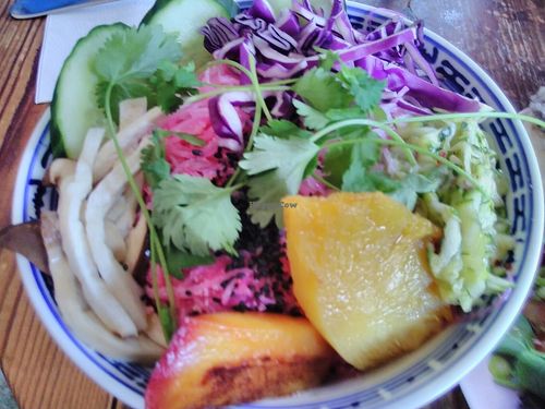 glas noodle salad at Mineral in Malmo