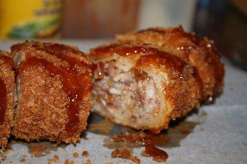 homemade sloppy roll at Veggies Bar in Jerusalem