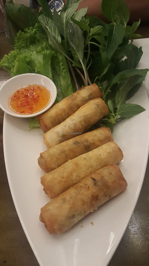 cha gio phu truc (fried spring rolls) at Phu Truc in Ho Chi Minh City