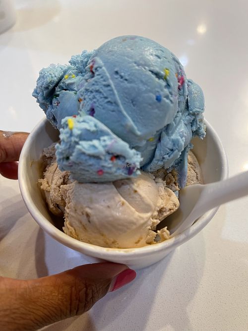 Vegan Birthday Cake and Vegan Cookie Butter  at BRICS in Indianapolis