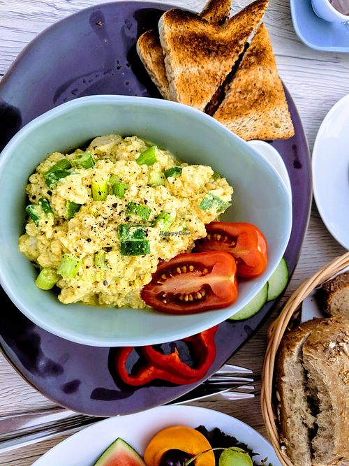 Tofu scramble at immergrün in Flensburg