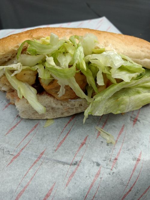 buffalo wings roll at Hygge Food in Glasgow