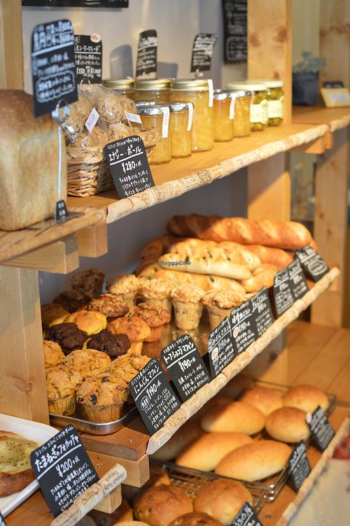 Baked goods at Huluta in Sapporo