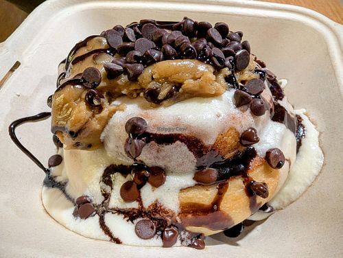 Cookie Monster Roll at Cinnaholic in Meridian