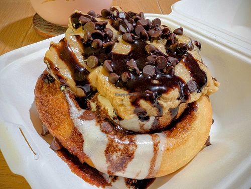 "Cookie Monster" Roll (take out) at Cinnaholic in Meridian