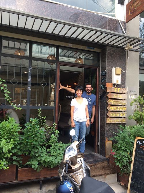 Owners  at The Organik Kitchen Saigon in Ho Chi Minh City