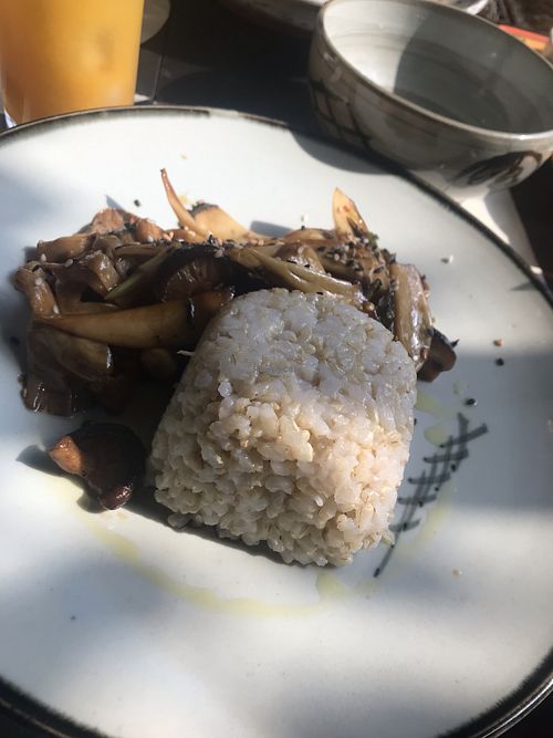 Mushrooms at The Organik Kitchen Saigon in Ho Chi Minh City