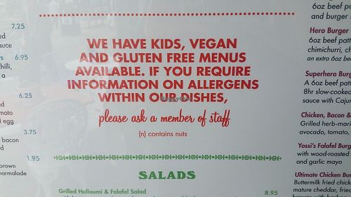 Lots of menus at Lounges - Nostrano Lounge in South West London