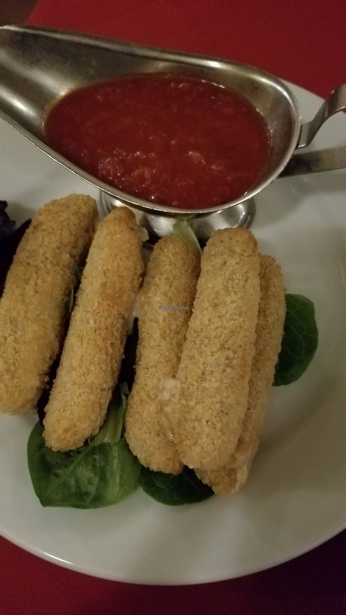Vegan Mozzarella sticks at Pazzo Wood Fired Pizza in Wading River