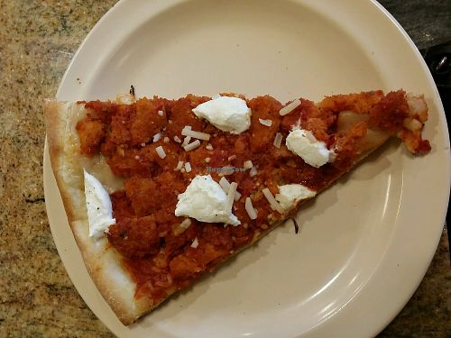 eggplant and I think ricotta slice  at Pazzo Wood Fired Pizza in Wading River