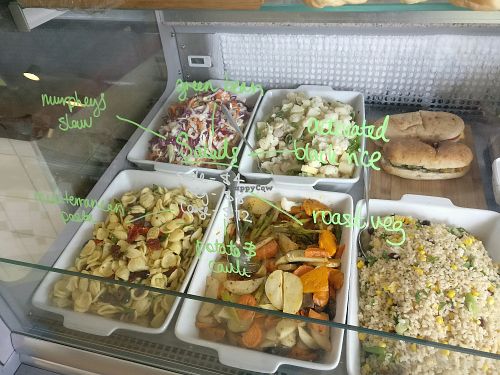 salad selection at The Lost Deli in Adelaide