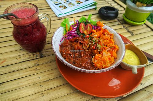 BBQ Jackfruit at Pure Vegan Heaven in Koh Phangan