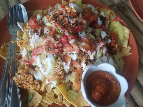 Nachos at Pure Vegan Heaven in Koh Phangan