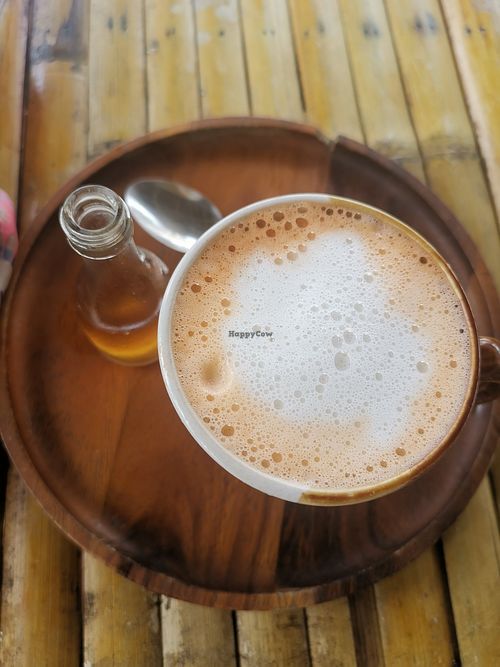 Chai latte at Pure Vegan Heaven in Koh Phangan