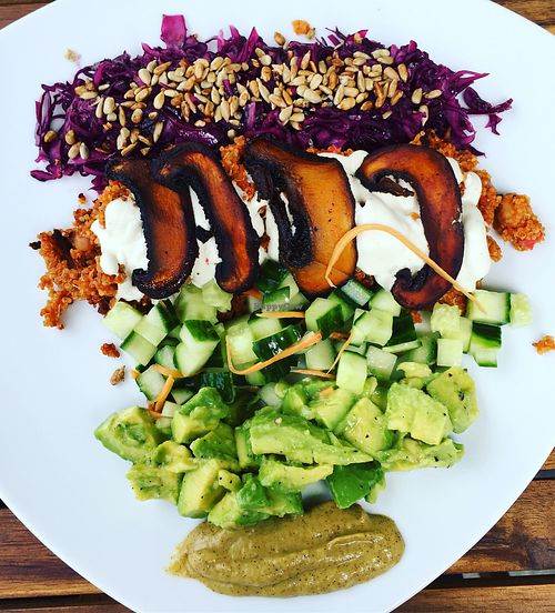 always colorful and tasty  at Pure in Luxembourg City