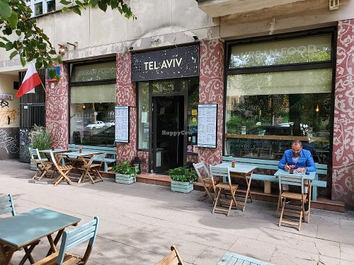 Outside at Tel Aviv Urban Food - Mokotow in Warsaw