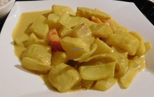 Potato curry at Loving Hut 愛家 - KITEC in Kowloon