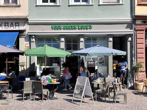 outside at Your Green Love in Heidelberg