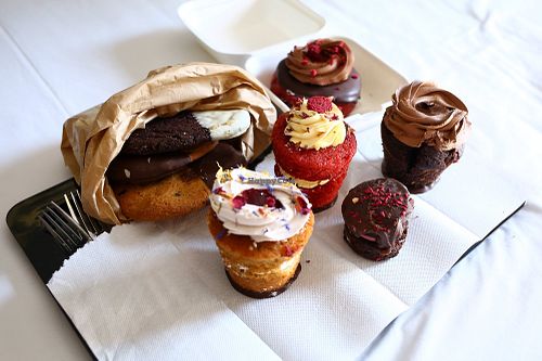 Muffins & cookies we got at Chök in Barcelona