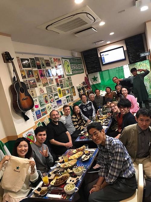 Gaja festeno at SOJO Esperanto-Vegana Kafejo in Tokyo