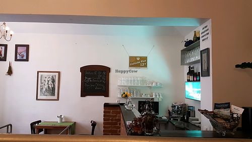 the bar  at U Zelenina in Prague