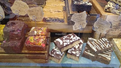Vegan cakes at Little Barista in Burnley