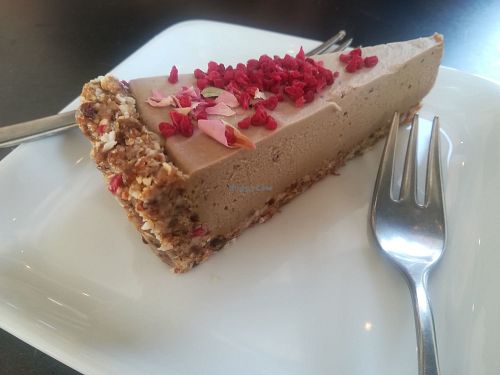 Strawberry cheesecake at Natural Bar & Kitchen in Birmingham