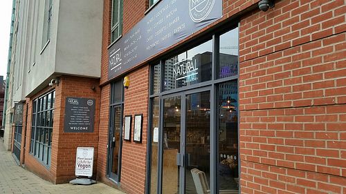 Outside at Natural Bar & Kitchen in Birmingham