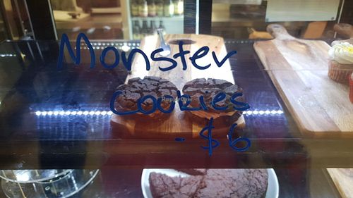 Monster cookies at MooFree Burgers  in Maroochydore