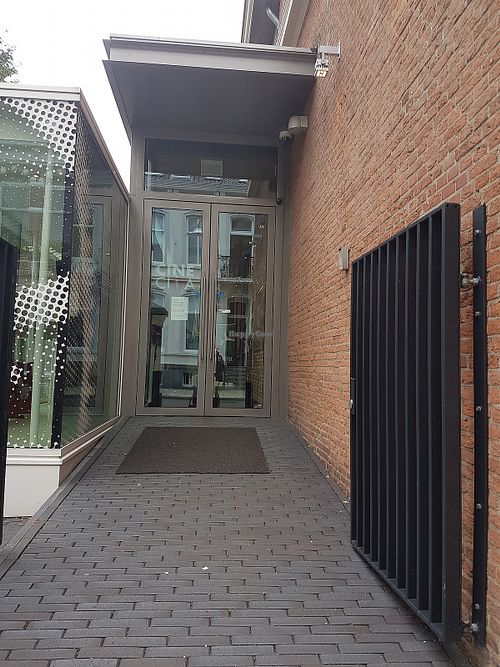 entrance at Ristobar Cinecitta in Tilburg