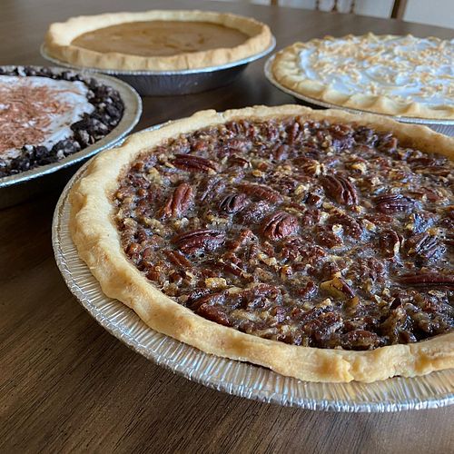 pecan pie at Sane Treats in El Paso