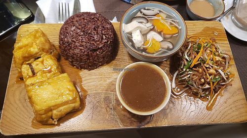 Vietnamese Style Combo at The Veg - Organic Vego and Tea in Hanoi