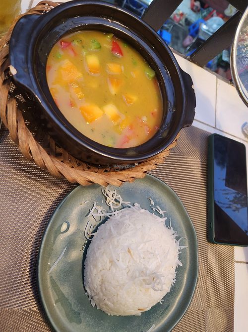 Mango curry ♡ at The Veg - Organic Vego and Tea in Hanoi